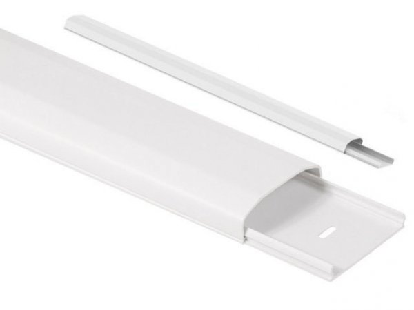 Listwa maskująca do kabli Maclean MC-695 W 60x20x750mm plastik systemowa