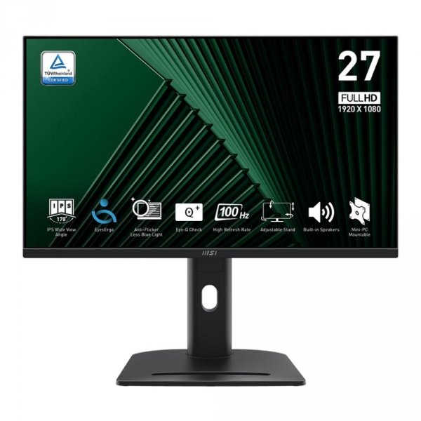 Monitor MSI 27&amp;quot; PRO MP275PG IPS FHD 100Hz HDMI DP VGA głośniki
