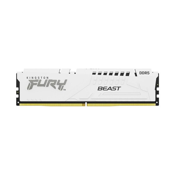 Pamięć DDR5 Kingston FURY Beast 16GB (1x16GB) 5200MHz CL40 1,25V White XMP