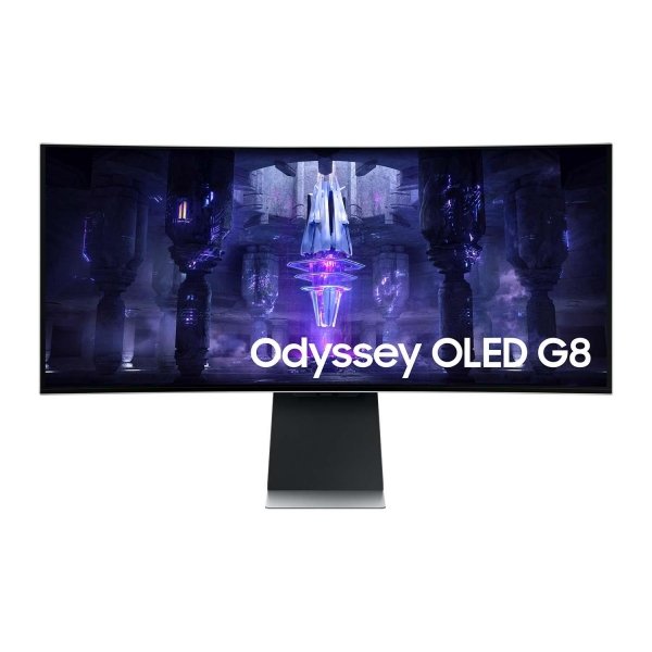 Monitor Samsung 34&amp;quot; Odyssey OLED G8 (LS34BG850SUXEN) µHDMI mDP 2xUSB-C WiFi BT głośniki