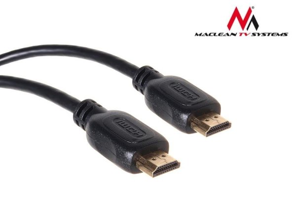 Kabel HDMI Maclean MCTV-636 HDMI 1.4 (M) - HDMI 1.4 (M) czarny 2m