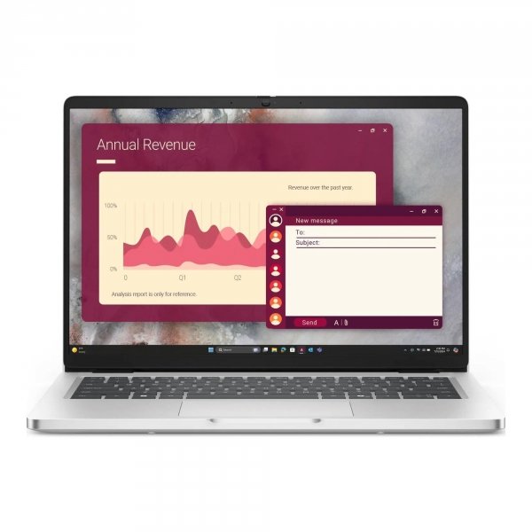 Notebook Dell Pro 14 PC14250 14&amp;quot;FHD+/Ultra 7 265U/16GB/SSD512GB/Intel/11PR Silver 3Y ProSupport