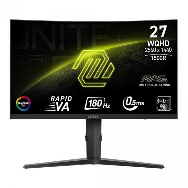 OUTLET: Monitor MSI 27&amp;quot; MAG 275CQRF QD E2 2xHDMI DP 4xUSB - USZ OPAK