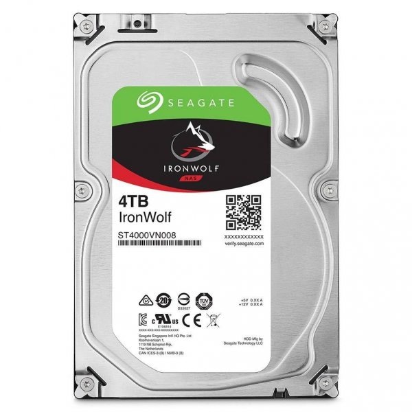 Dysk SEAGATE IronWolf™ ST4000VN008 4TB 3,5&amp;quot; 5900 64MB SATA III NAS