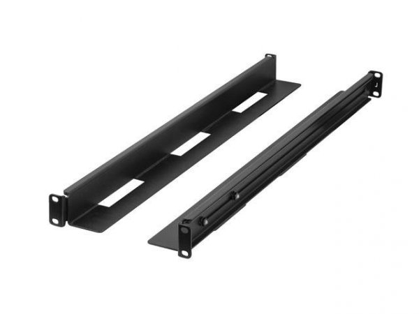 OUTLET: Zestaw szyn montażowych Lanberg do szaf 19&amp;quot; przesuwne 650 x 1090 mm czarny - USZ OPAK