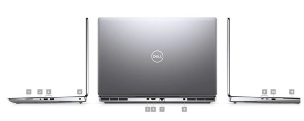 Dell Precision 7760 17,3" Xeon W-11955M 64GB SSD1TB NVMe RTX A5000 Win11Pro - Poleasingowy