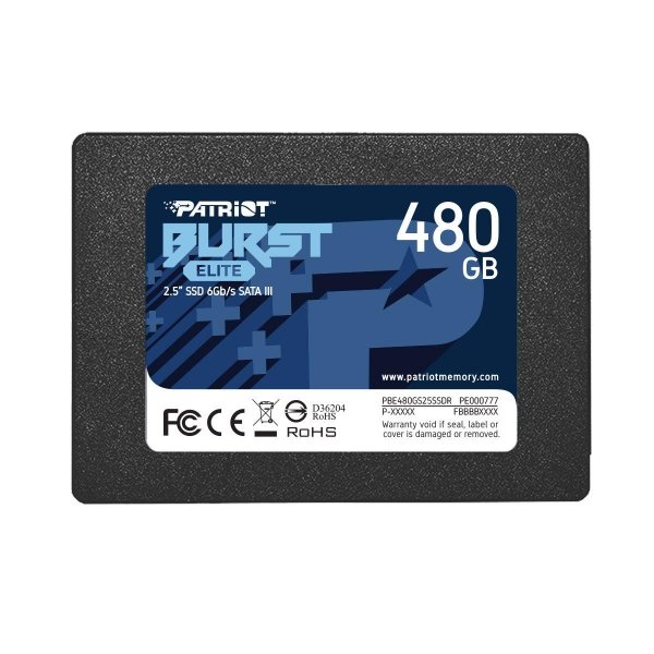 Dysk SSD Patriot Burst Elite 480GB SATA3 2,5&amp;quot; (450/320 MB/s) 7mm