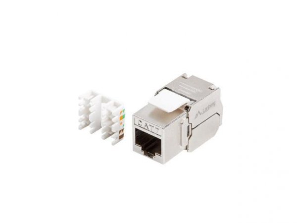 Moduł Keystone Lanberg gniazdo beznarzędziowy RJ45 -&amp;gt; LSA 180° FTP kat.7