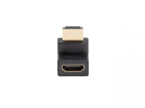 Adapter Lanberg HDMI(M) -&amp;gt; HDMI(F) 4K kątowy góra czarny