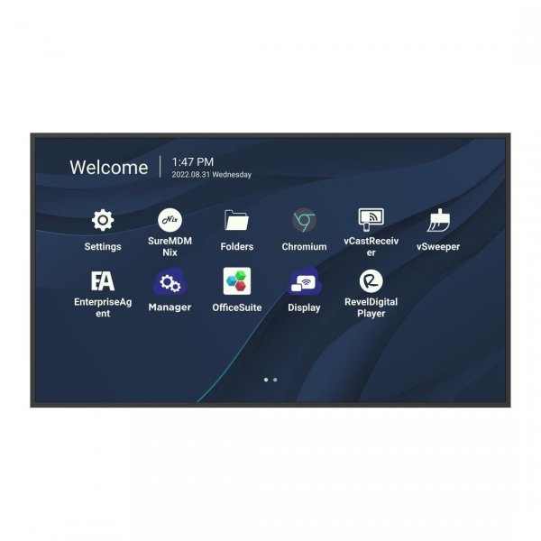 Monitor ViewSonic CDE6530 65&amp;quot; 4K Presentation Display 24/7