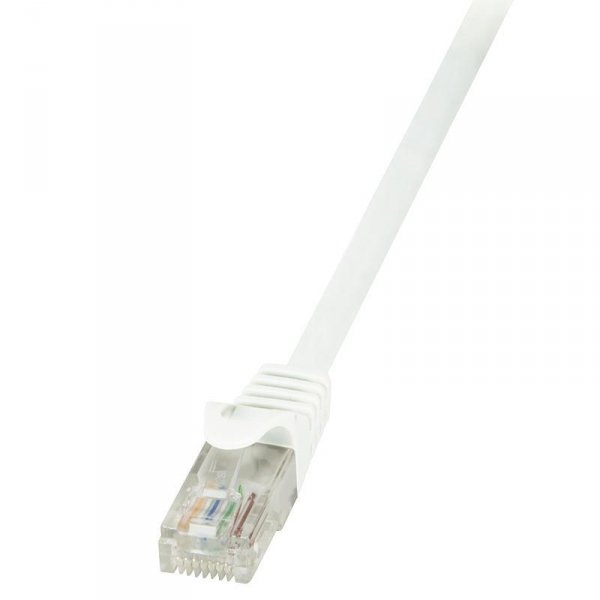Patchcord LogiLink CP2081U CAT.6 U/UTP 7,5m, biały