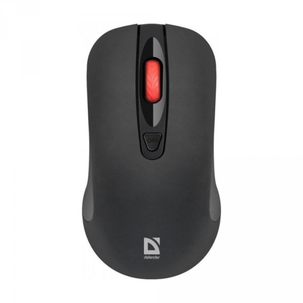 Mysz bezprzewodowa Defender NEXUS MS-195 optyczna bezklikowa silent 1600dpi czarna
