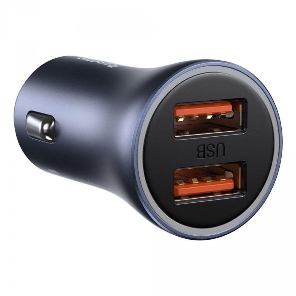 Ładowarka samochodowa Baseus CCJD-A0G 40W szybka  z dwoma gniazdami USB SCP Quick Charge 3.0