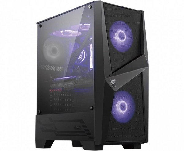 OUTLET: Obudowa MSI MAG FORGE 100M ATX Midi z oknem, bez zasilacza - PO TEST