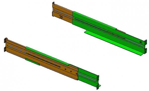 Zestaw szyn montażowych do szaf 19&amp;quot; dla UPS Power Walker VI RLE