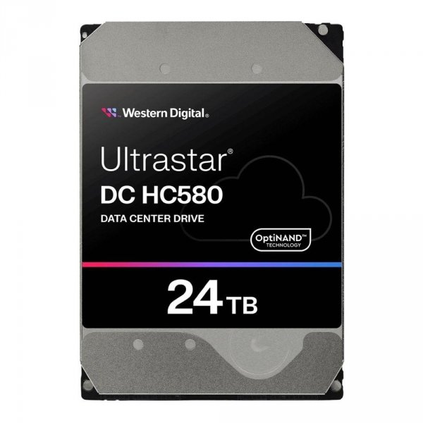Dysk Western Digital Ultrastar DC HC580 He24 24TB 3,5&amp;quot; 7200 512MB SATA III 512e DC SED WUH722424ALE6L1