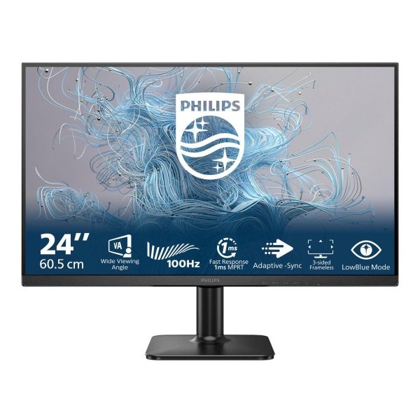 OUTLET: Monitor Philips 23,8&amp;quot; 24E2N1100LB/00 VA FHD 100Hz HDMI VGA - USZ OPAK