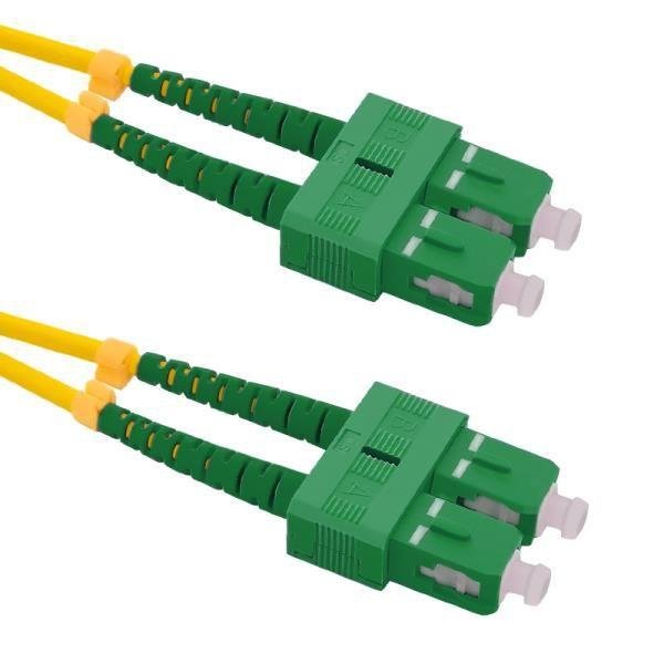 Patchcord Światłowodowy Qoltec SC/APC-SC/APC SM9/125 G652D 0,5m