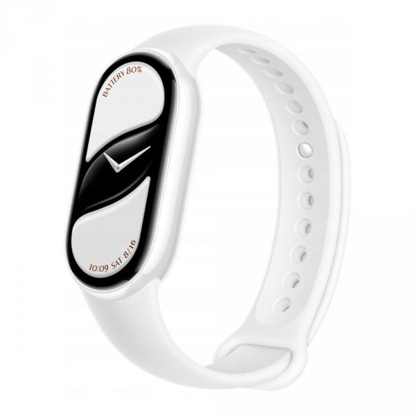 Opaska inteligentna Xiaomi Smart Band 10 Ceramic Edition Pearl White (65687)