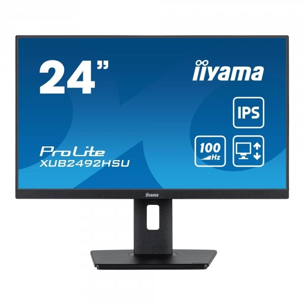 Monitor iiyama 23,8&amp;quot; ProLite XUB2492HSU-B6 IPS FHD 100Hz HDMI DP HUB głośniki