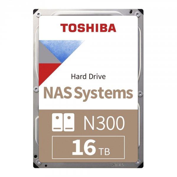 Dysk Toshiba N300 HDWG51GUZSVA 16TB 3,5&amp;quot; 7200 512MB SATA III NAS BULK