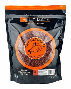 THE ULTIMATE Strawberry Big Fish Pellet 4 mm 1kg