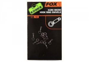 CAC586 FOX EDGES™ KURO MICRO HOOK RING SWIVELS