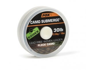 CAC703 FOX Plecionka Edges Submerge Camo Leader 30lb 10m 