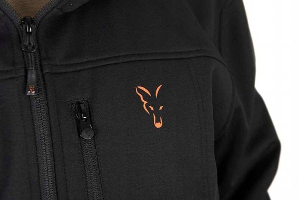 CCL267 FOX KURTKA SOFT SHELL JACKET BLACK &amp; ORANGE XXXL