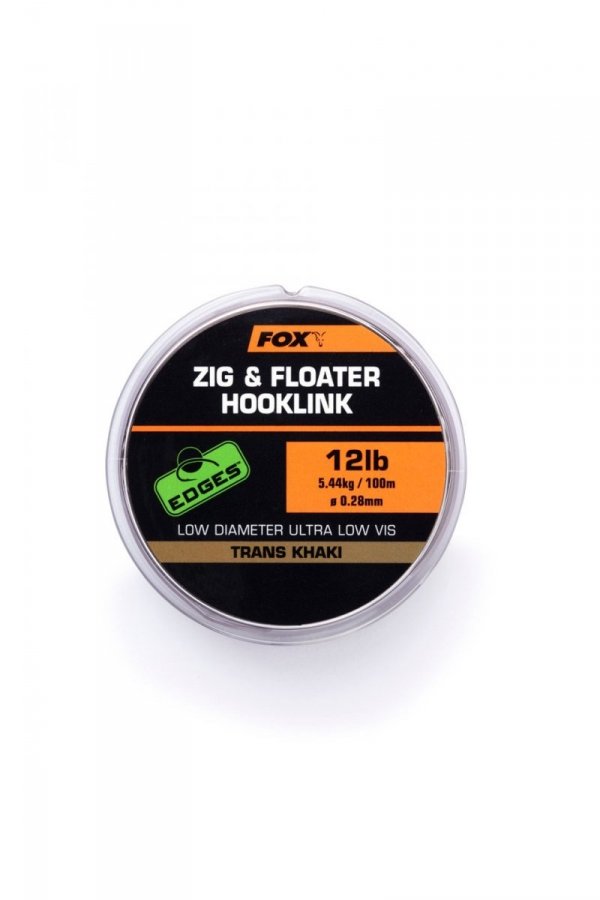 CML169  FOX EDGES ZIG &amp; FLOATER HOOKLINK 0,28mm 12lb