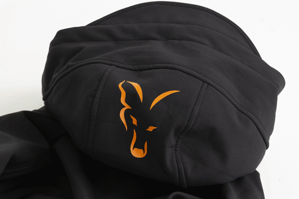 CCL085 Kurtka Fox Collection Orange &amp; Black Shell Hoodie S 
