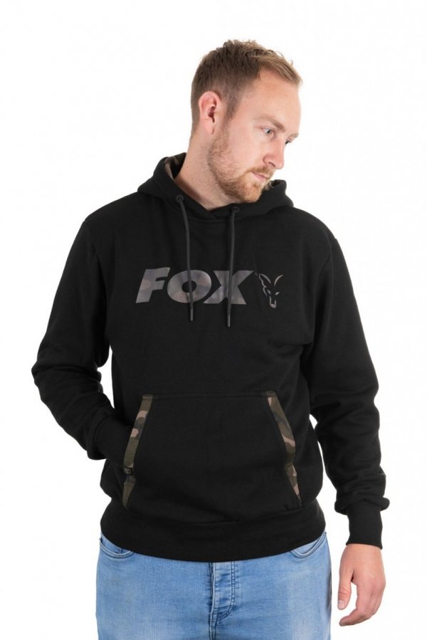 CFX061 Fox Bluza BLACK/CAMO HOODY S 