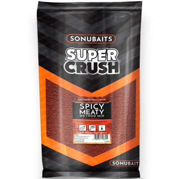 SONUBAITS Zanęta Supercrush - Spicy Meaty 2kg