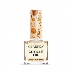 CLARESA Cuticle Oil Świąteczna Oliwka do skórek Vanilla Muffin o zapachu wanilii z cynamonem 5ml