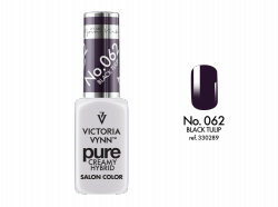 062 Black Tulip - kremowy lakier hybrydowy Victoria Vynn PURE (8ml)