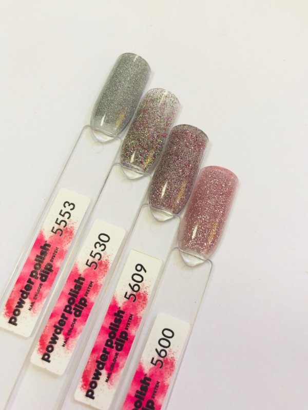 Puder do manicure tytanowy - CUCCIO DIP - Multi Color Glitter 14G (5530) 