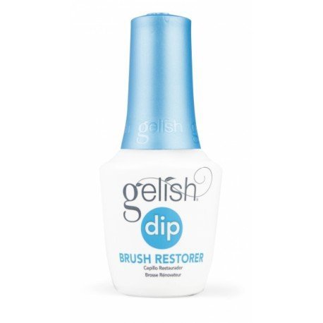Gelish Dip Brush Restorer Manicure tytanowy krok 5  - czyszczenie pędzelka 15ml