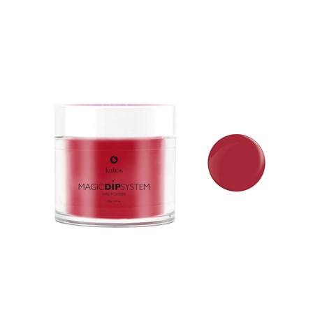 Puder do manicure tytanowy 20g - KABOS Dip 33 Red Heart
