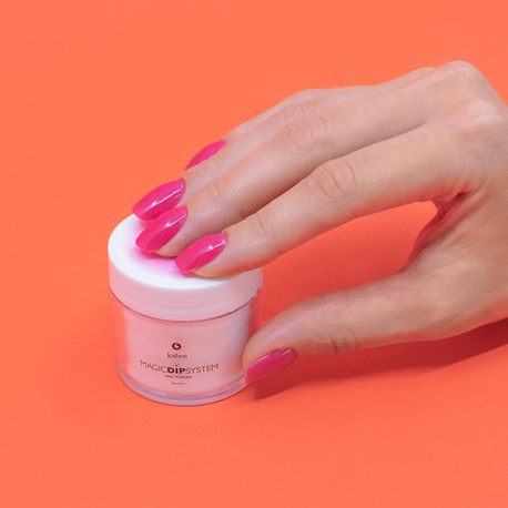Puder do manicure tytanowy 20g - KABOS Dip 32 Barbie Pink