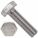 Śruby M12x80 nierdzewne A2 DIN 933  - 10 szt