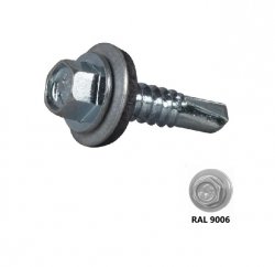 Wkręt samowiercący IMPAX 5,5X25 + EPDM - 250szt RAL 9006