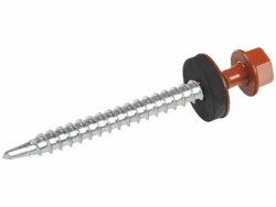 Wkręty farmerskie 4,8x55  op 250szt RAL 8004