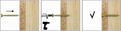 Wkręty hartowane do drewna  3x12 mm