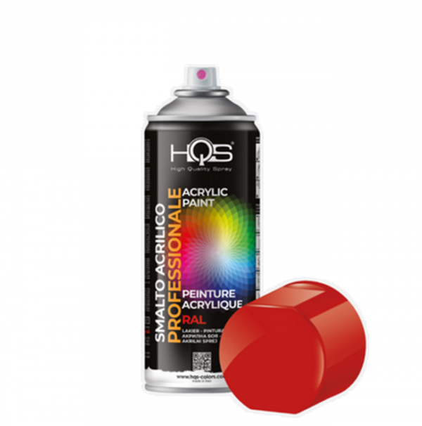 Farba spray HQS 400 ml czerwony RAL 3020