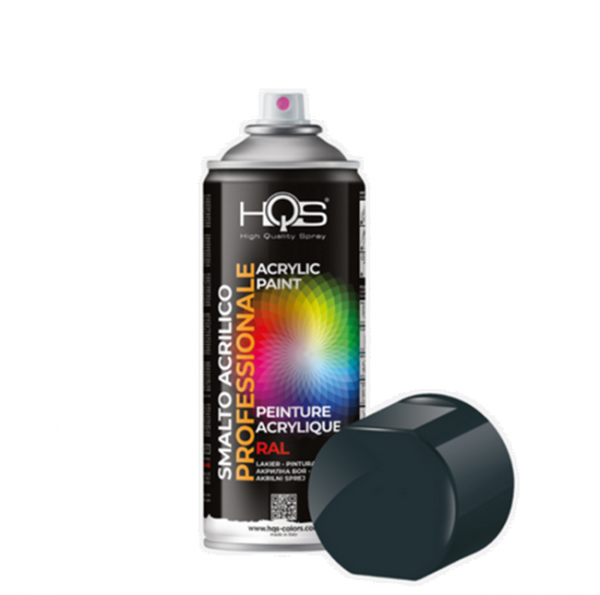 Farba spray HQS 400 ml szary RAL 7016