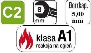 Wkręt samowiercący IMPAX 5,5X25 + EPDM - 250szt RAL 8017