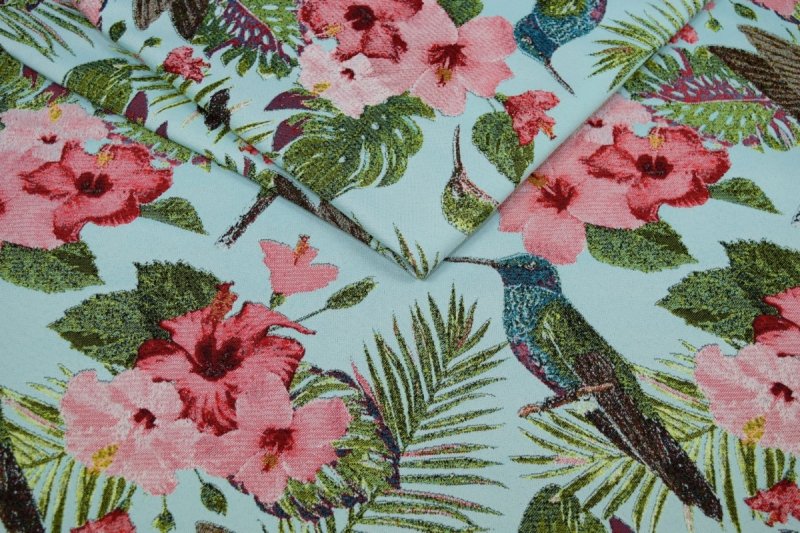 KOLIBEREK BŁĘKIT- tkanina obiciowa