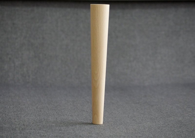 Noga drewniana do mebli 32 B /stożek prosty/