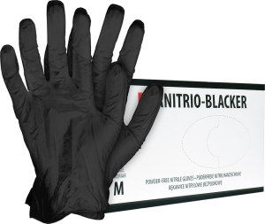 RĘKAWICE NITRYLOWE RNITRIO-BLACKER B