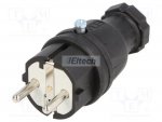 WTYCZKA GUMOWA 16A 2P+Z IP44 PCE
